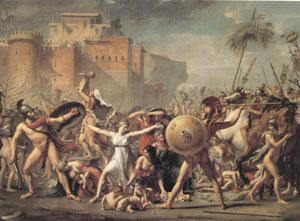 Jacques-Louis  David The Intervention of the Sabine Women (mk05) France oil painting art